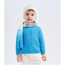 BABY BOY BRAIDED SWEATER